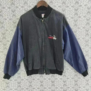 Rare Vintage USA Newman Haas Racing full zip mock neck Jacket Men's M